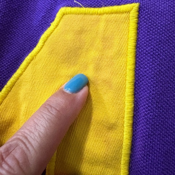 Polo Ralph Lauren The Skinny Polo Shirt in Purple w Large Pink Pony Logo, # 4. - Picture 11 of 11